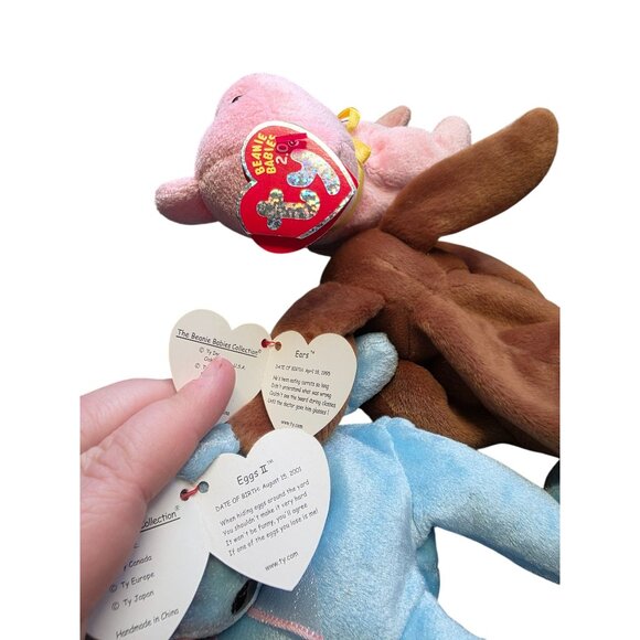 Ty Beanie Babies Easter Bears Lot of 3 - Picture 9 of 9